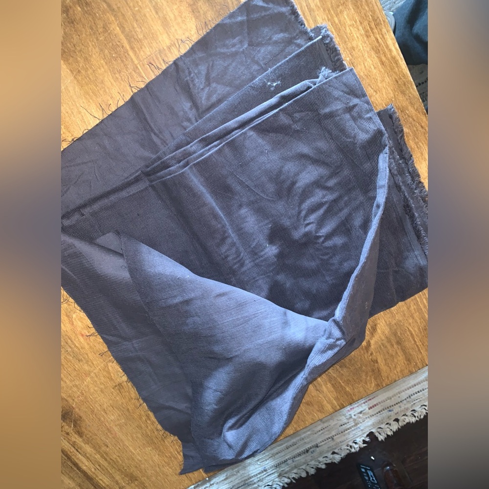 Elegant Brownish Gray Fine Wale Corduroy Fabric approx 57” x 40”